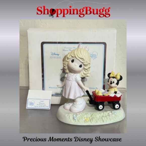 Precious Moments Disney Wherever The Road Leads, Together We'll Always Be 114907 - Picture 1 of 15